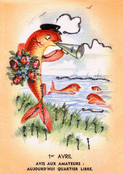 Poisson d'avril en f&ecirc;te et en humour